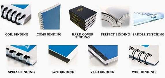 binding service London |