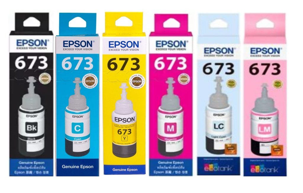 EPSON 673 (C,Y,M,K) Ink