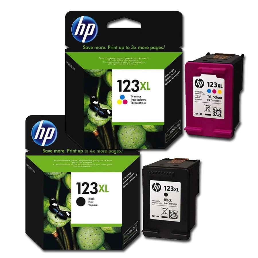 HP 123 XL/Normal (C,Y,M,K) Ink Cartridge