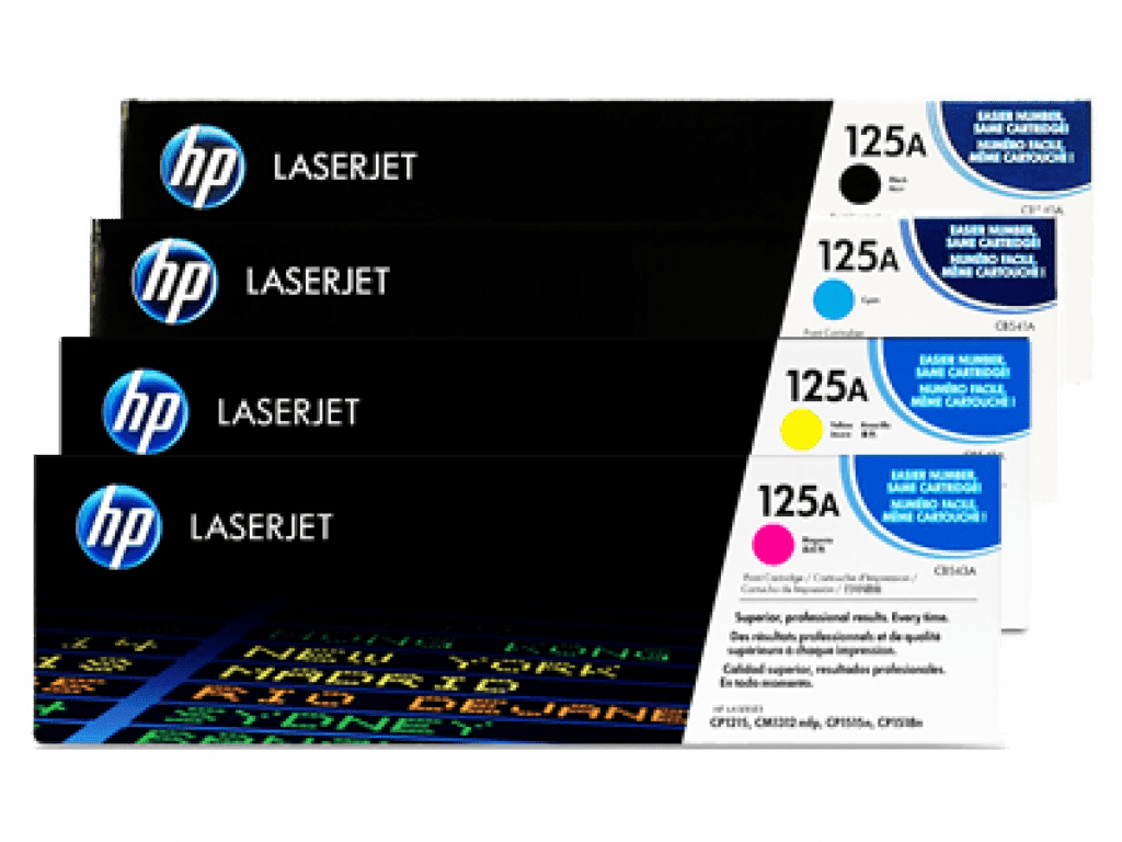 HP 125A (CB540A) C,Y,M,K Toner Cartridge