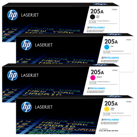 HP 205A (CF530A) C,Y,M,K LaserJet Toner Cartridge