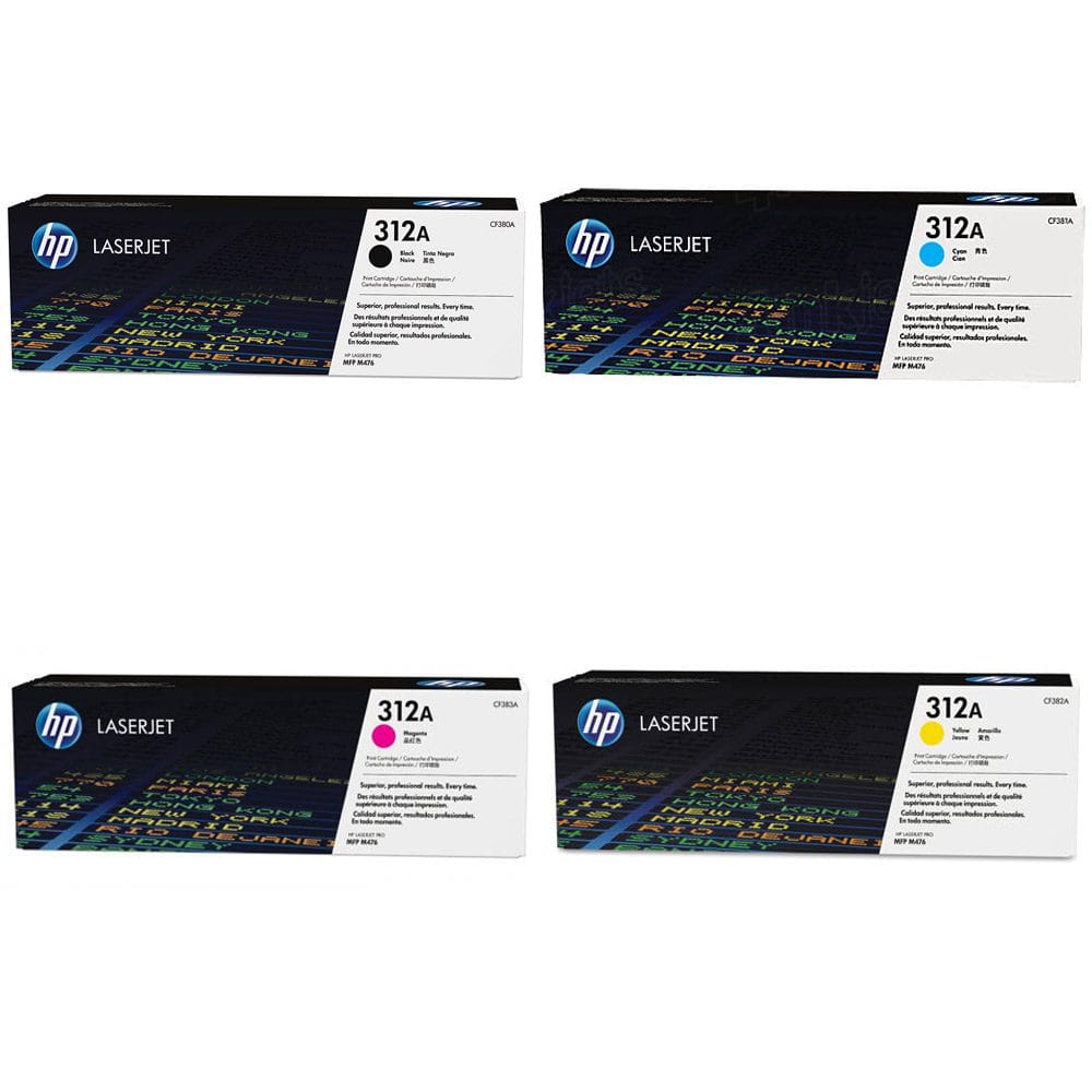 HP 312A LaserJet Toner Cartridge (CF380A) (CF381A) (CF383A) (CF384A)