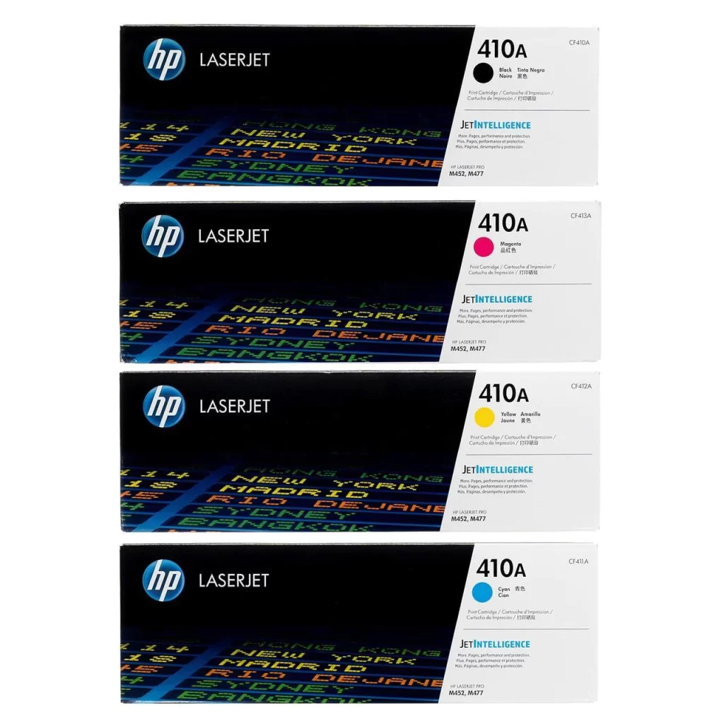 HP 410A (CF410A) C,Y,M,K TONER CARTRIDGE