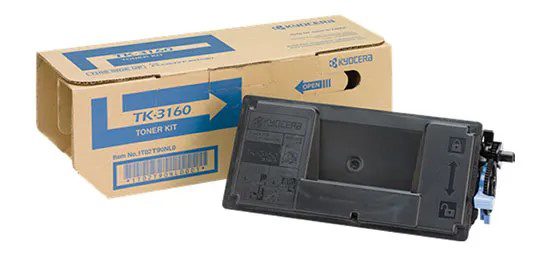 Kyocera TK-3160 Black Toner Cartridge Kit