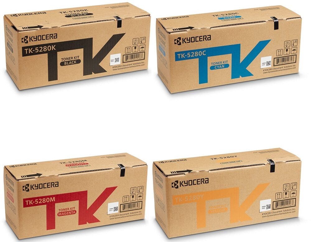 Kyocera Toner-Kit TK-5280 (C,Y,M,K) Toner Cartridge