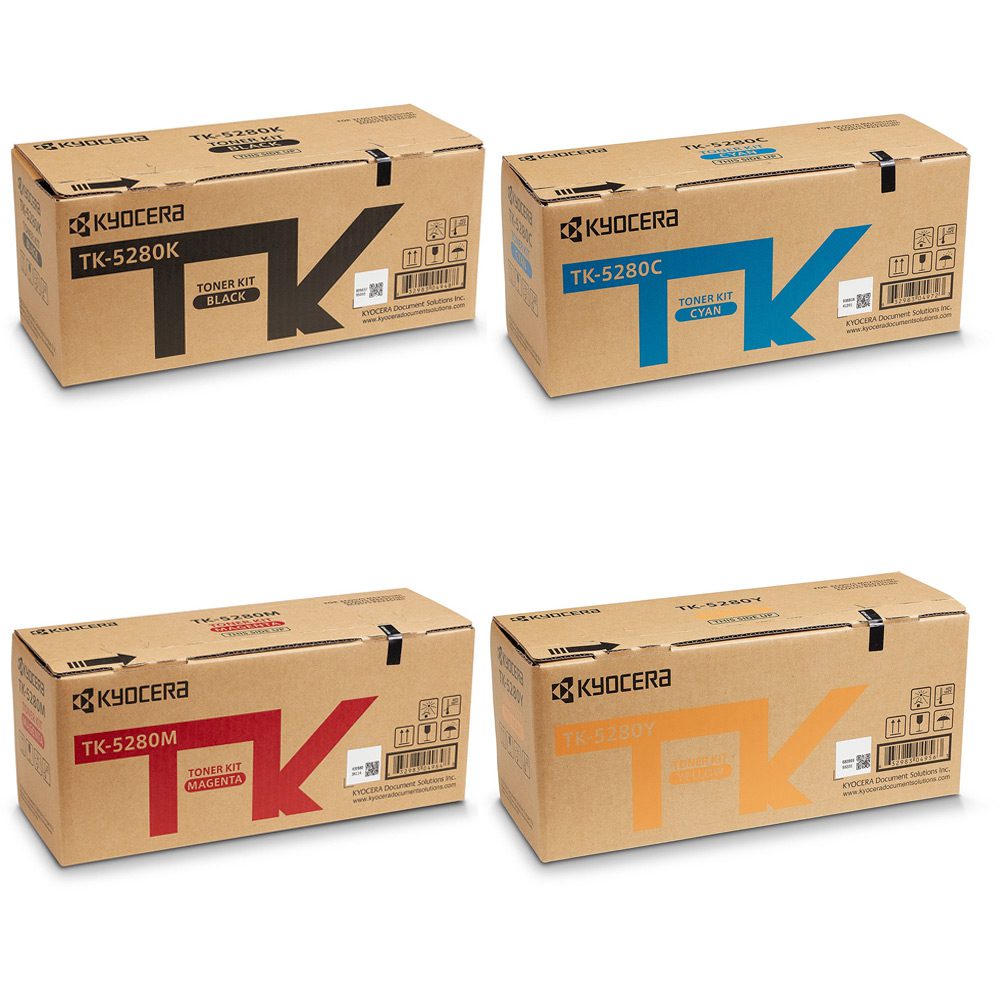 Kyocera Toner-Kit TK-5280 (C,Y,M,K) Toner Cartridge