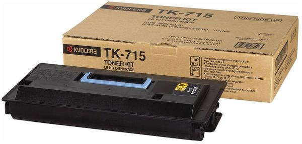 Kyocera TK-715 Black Toner Cartridge Kit