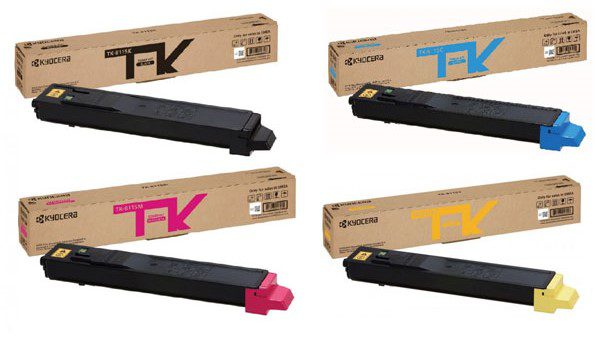 Kyocera TK-8118/8115/8124 (C,Y,M,K) Toner Cartridge Kit