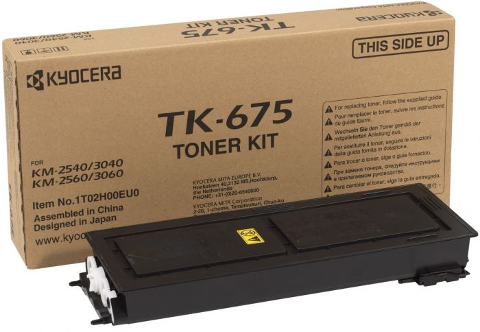 Kyocera TK-675 Black Toner Cartridge Kit