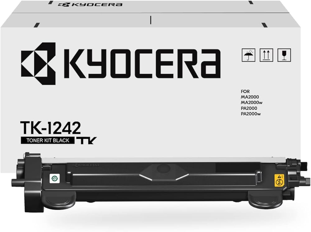 Kyocera TK-1242 Black Toner Cartridge Kit
