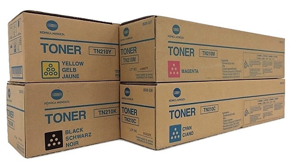 Konica Minolta TN 210/252 (C,Y,M,K) Toner Cartridge